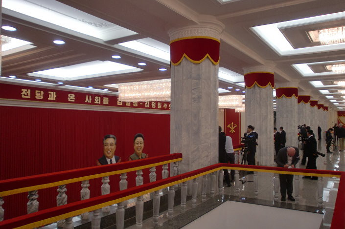 Triều Tiên: Không khí sôi động ngày bầu Chủ tịch Đảng Lao động ảnh 4 Triều Tiên: Không khí sôi động ngày bầu Chủ tịch Đảng Lao động ảnh 4