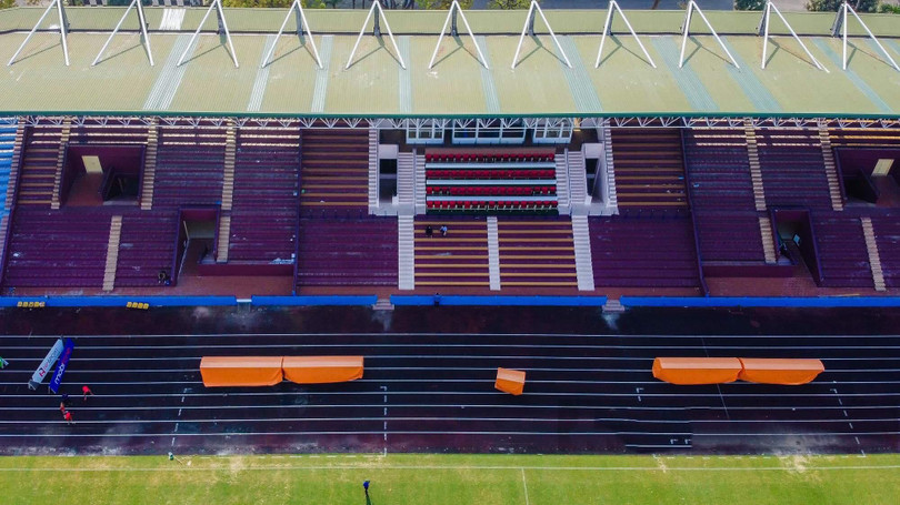 Được biết để phục vụ SEA Games 31, UBND tỉnh Phú Thọ đã đầu tư 44 tỉ đồng để nâng cấp sân Việt Trì. Các hạng mục được đầu tư nâng cấp, sửa chữa gồm trung tâm báo chí, phòng làm việc BTC, phòng thử doping, phòng giám sát trọng tài... (ảnh: báo Thanh Niên)