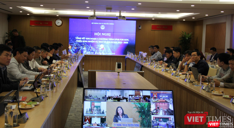 Hội nghị được tổ chức tại Bộ Thông tin và Truyền thông, kết nối trực tuyến với 63 tỉnh thành.