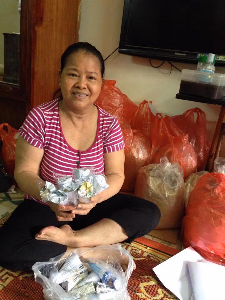 Chủ nhân món lạc rang húng lìu có một không hai