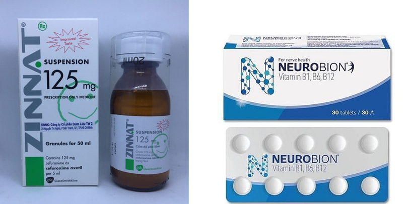 Zinnat Suspension và Neurobion do Chi nhánh Công ty TNHH Zuellig Pharma Việt Nam nhập khẩu. Zinnat Suspension và Neurobion do Chi nhánh Công ty TNHH Zuellig Pharma Việt Nam nhập khẩu.