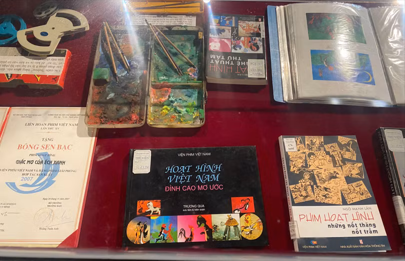 Khu trưng bày hiện vật lịch sử ngành hoạt hình .jpg