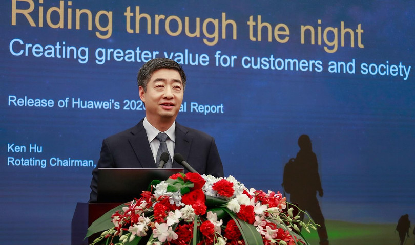Ông Ken Hu - Chủ tịch luân phiên của Huawei.