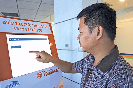 Trong năm 2017, đã có gần 1,4 triệu vé tàu được bán qua mạng.