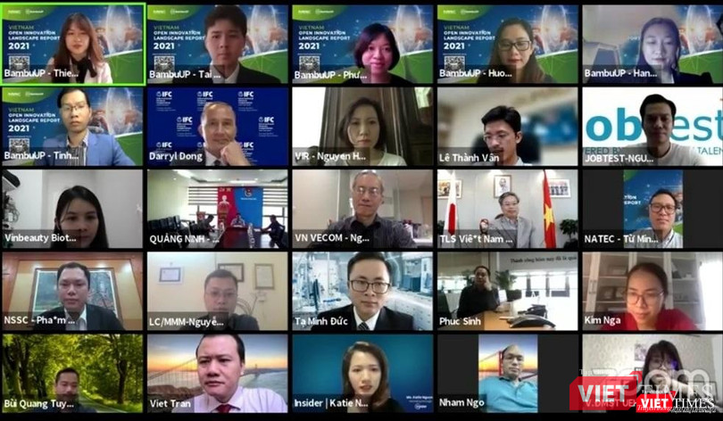 Lễ khởi động Dự án Phát hành Báo cáo “Toàn cảnh Đổi mới sáng tạo mở Việt Nam 2021” được tổ chức trực tuyến với khoảng 40 đầu cầu. Lễ khởi động Dự án Phát hành Báo cáo “Toàn cảnh Đổi mới sáng tạo mở Việt Nam 2021” được tổ chức trực tuyến với khoảng 40 đầu cầu.