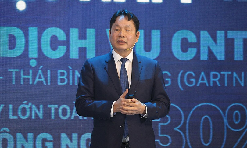 Ông Truơng Gia Bình chia sẻ tại Diễn đàn. (ảnh: Đăng Khoa)