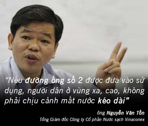 Đường ống nước sông Đà 2 quan trọng như thế nào?