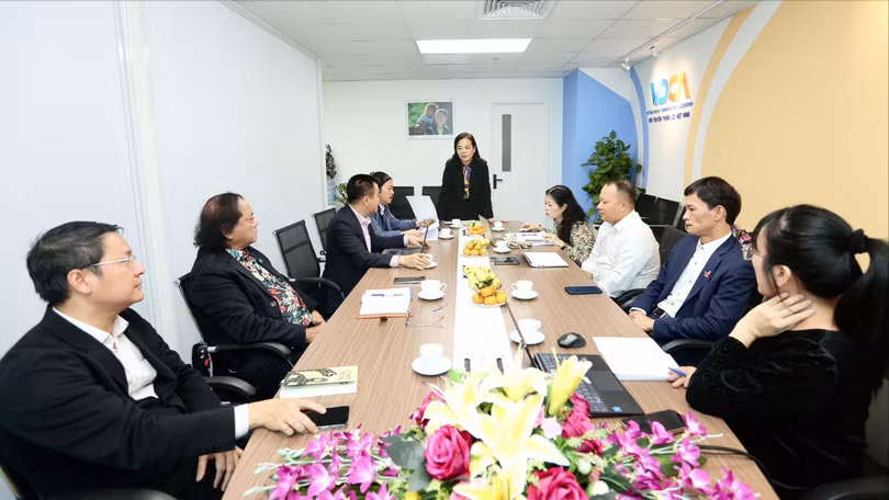 Phiên họp Hội đồng Chung khảo Giải thưởng vào ngày 09/12/2023.