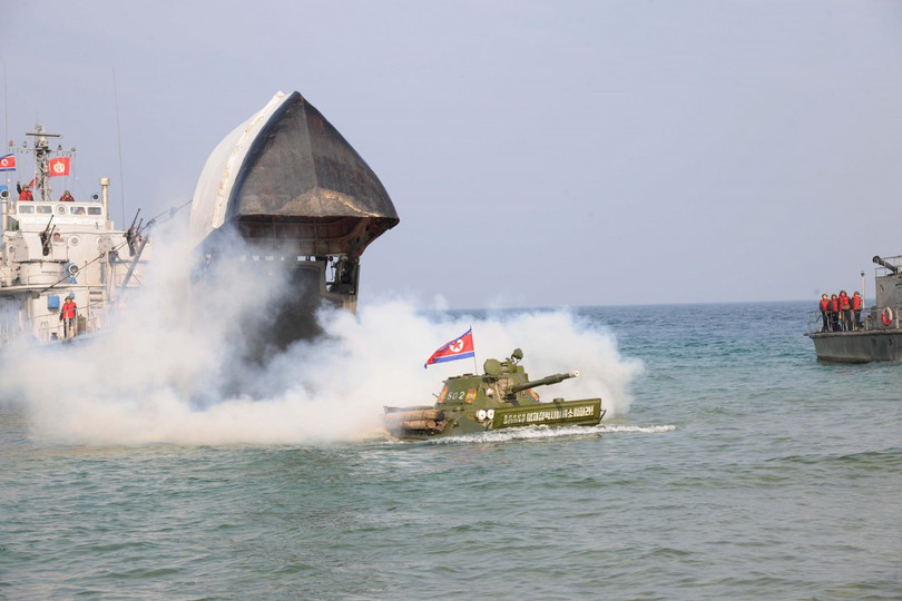 70% of ground forces and 50% of air and naval forces are deployed within around 62 miles of the demilitarized no man's land between North and South Korea as of 2014.