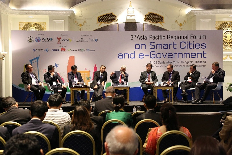 Diễn đàn Khu vực Châu Á - Thái Bình Dương lần thứ 3 về Thành phố thông minh và Chính phủ điện tử. Ảnh: K.L
