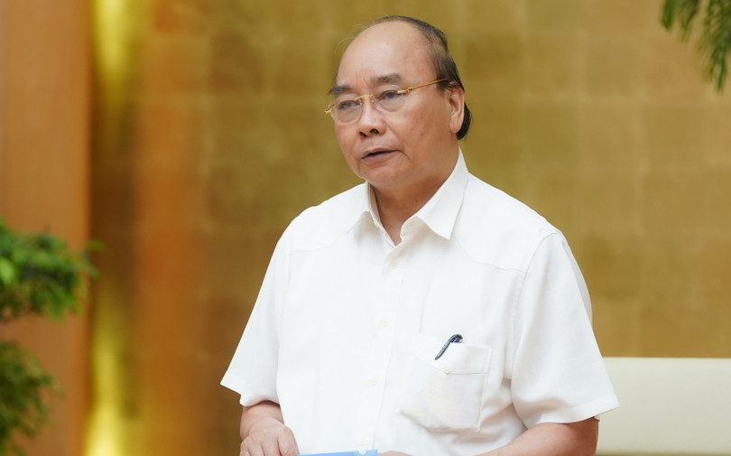Thủ tướng Nguyễn Xuân Phúc đề nghị xác lập tình trạng bình thường mới trong cuộc sống và các hoạt động kinh tế - xã hội. Ảnh: VGP
