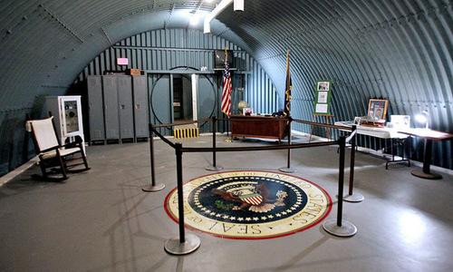 Boongke của Tổng thống Mỹ trong trường hợp bị tấn công (Ảnh: Tư liệu)