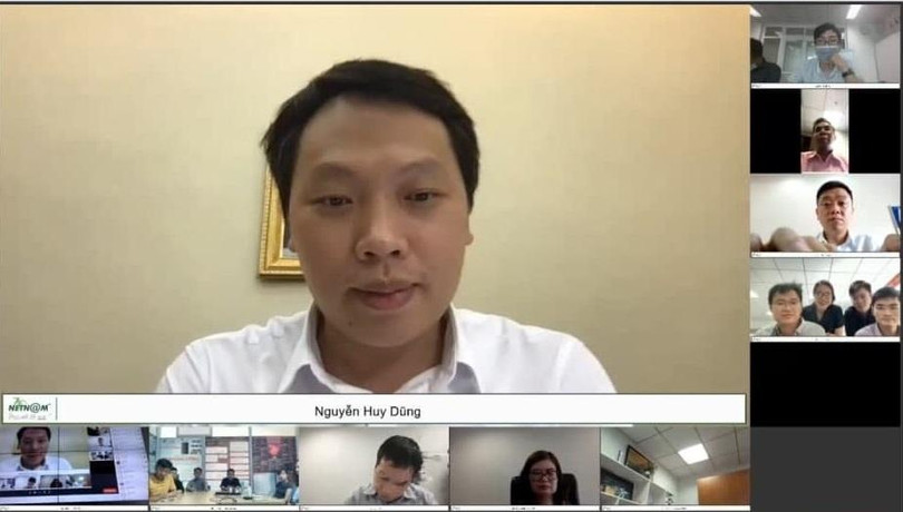 Cuộc họp giao ban trực tuyến tháng 6/2021 giữa Thứ trưởng Bộ TT&TT Nguyễn Huy Dũng với gần 500 cán bộ thuộc khối các đơn vị công nghệ số trong bối cảnh phòng chống dịch bệnh COVID-19.