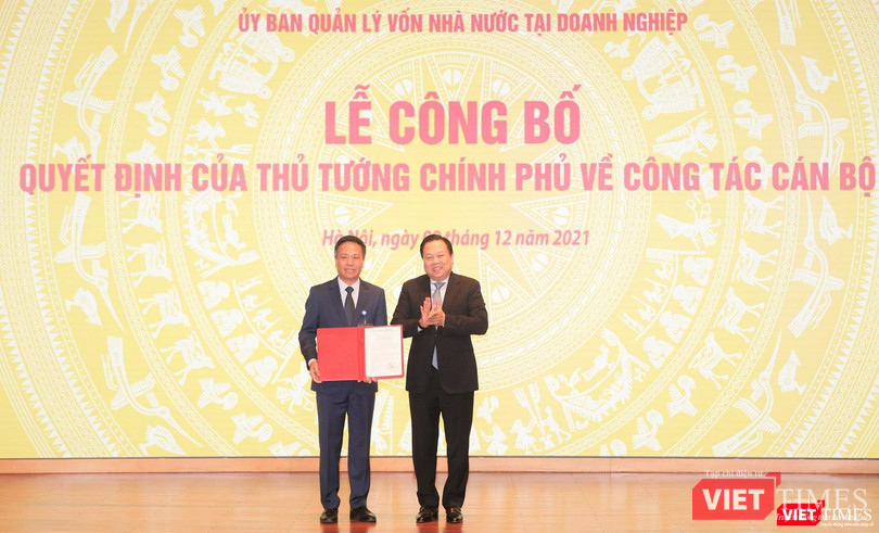 Ông Tô Dũng Thái nhận quyết định bổ nhiệm giữ chức vụ Chủ tịch VNPT