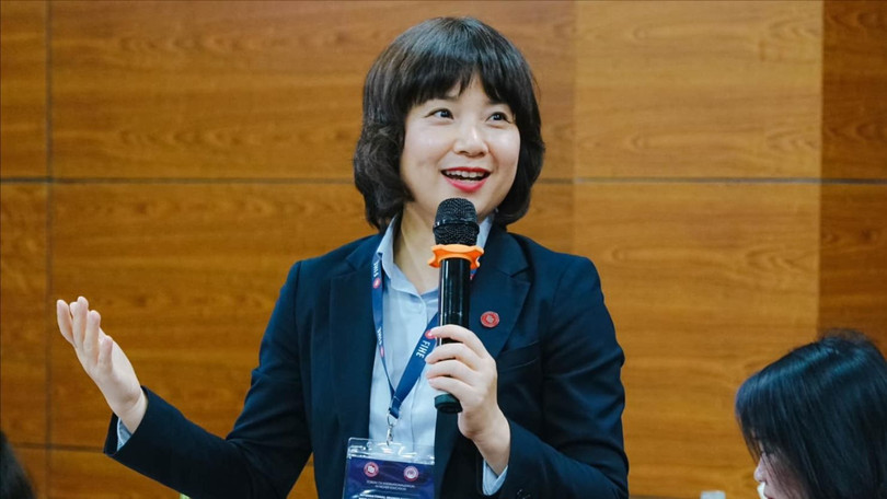 PGS.TS Phạm Thu Hương bám sát phương châm “khác biệt để dẫn đầu” nhằm thúc đẩy văn hoá đổi mới sáng tạo tại trường Đại học Ngoại Thương.