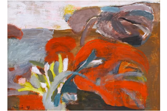 Tác phẩm Cây của tác giả Võ Lương Nhi, thể loại Bột màu, năm sáng tác 1997 Tác phẩm Cây của tác giả Võ Lương Nhi, thể loại Bột màu, năm sáng tác 1997