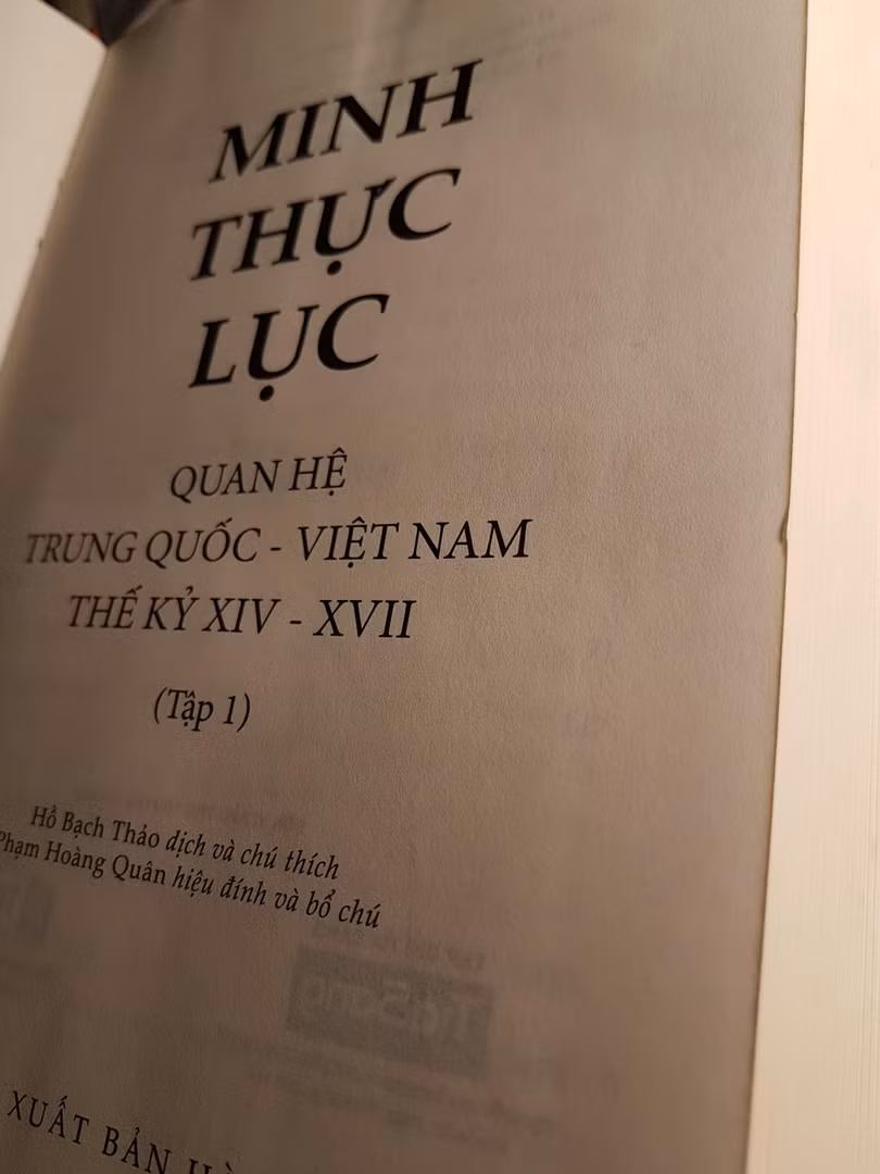 "Minh thực lục".