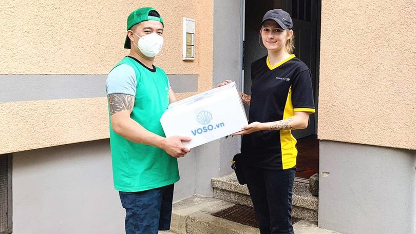 Vải thiều được giao tới tận tay người tiêu dùng châu Âu.