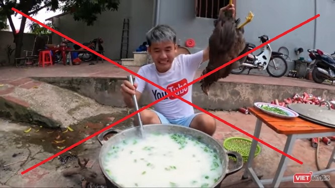 Chủ một kênh Youtube phản cảm đã bị cơ quan chức năng xử lý.