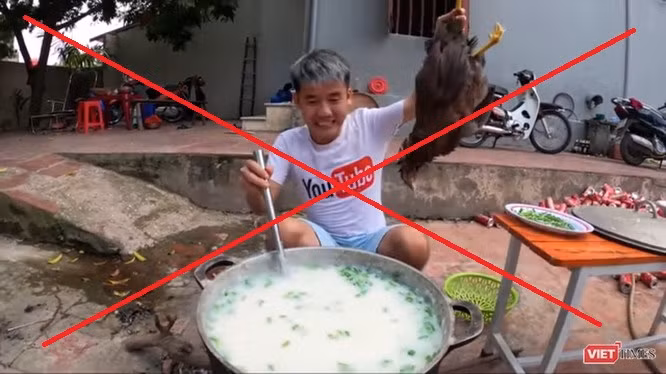 Chủ một kênh Youtube phản cảm đã bị cơ quan chức năng xử lý.