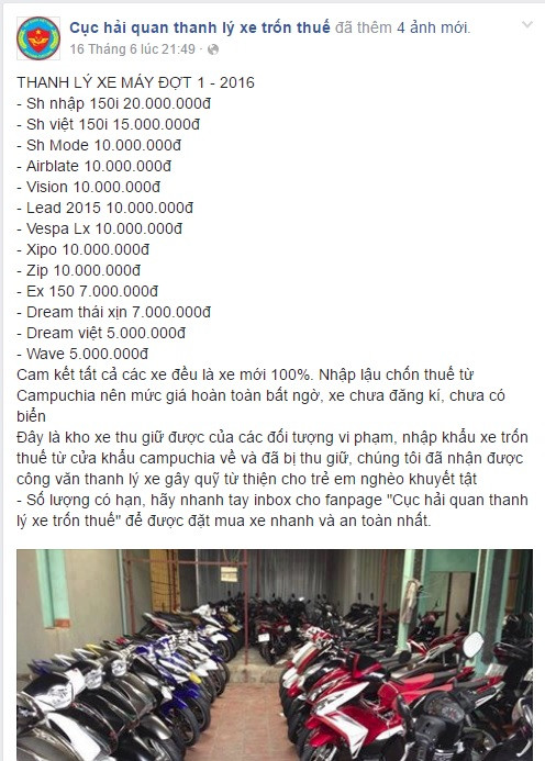 Giật mình Honda SH được rao bán 20 triệu đồng ảnh 1