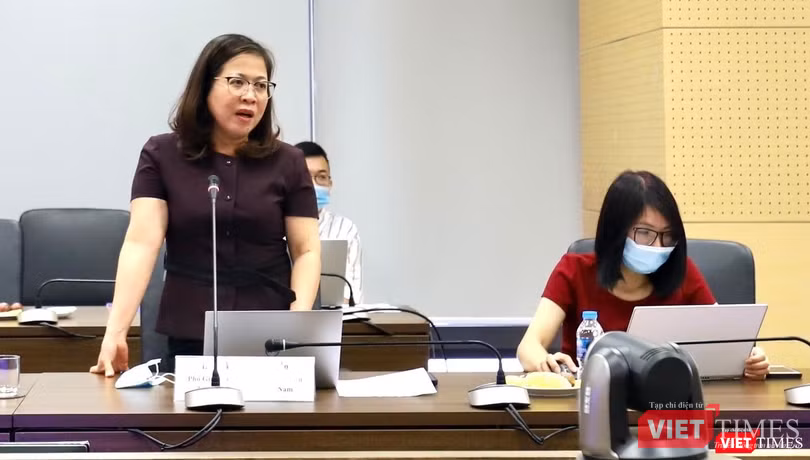 Bà Trần Thị Thu Hiền - Chủ tịch Công đoàn, Phó Giám đốc VNNIC.