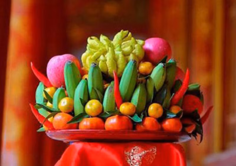 Độc đáo mâm ngũ quả phong cách 3 miền