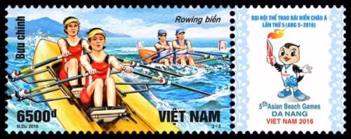 Ra mắt bộ tem Đại hội Thể thao Bãi biển Châu Á lần thứ V ảnh 2