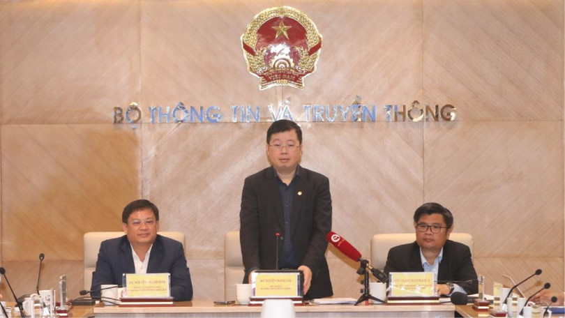 Thứ trưởng Bộ TT&TT Nguyễn Thanh Lâm thông tin về Chương trình Ngày hội thắm tình hữu nghị đặc biệt Việt Nam - Lào năm 2023.