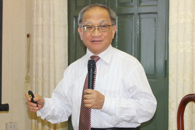 TS Lê Đăng Doanh phát biểu tại hội thảo. Ảnh: Đình Khương