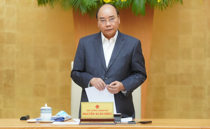 Thủ tướng phát biểu tại cuộc làm việc - Ảnh: VGP/Quang Hiếu