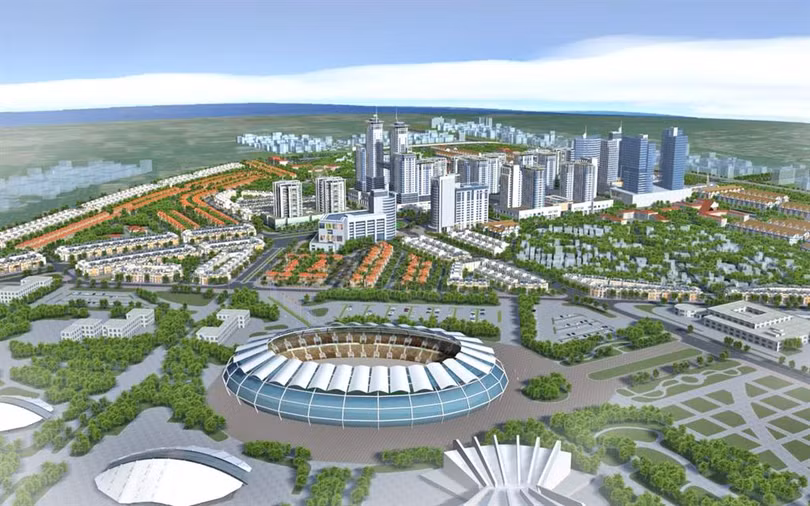 Khu đô thị Hòa Lạc được xác định trên cơ sở địa giới hành chính các huyện Quốc Oai, huyện Thạch Thất và thị xã Sơn Tây, có quy mô khoảng 17.294 ha.