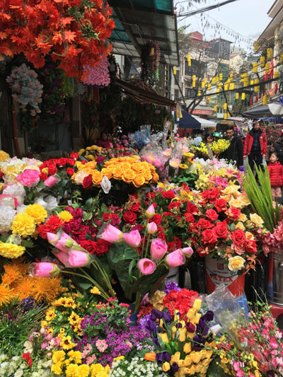 Chợ hoa Hàng Lược nhộn nhịp những ngày cuối năm ảnh 12