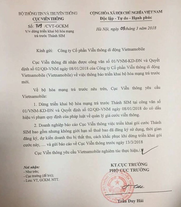 Thánh SIM bị “tuýt còi” vì có dấu hiệu vi phạm quy định quản lý giá cước viễn thông ảnh 1