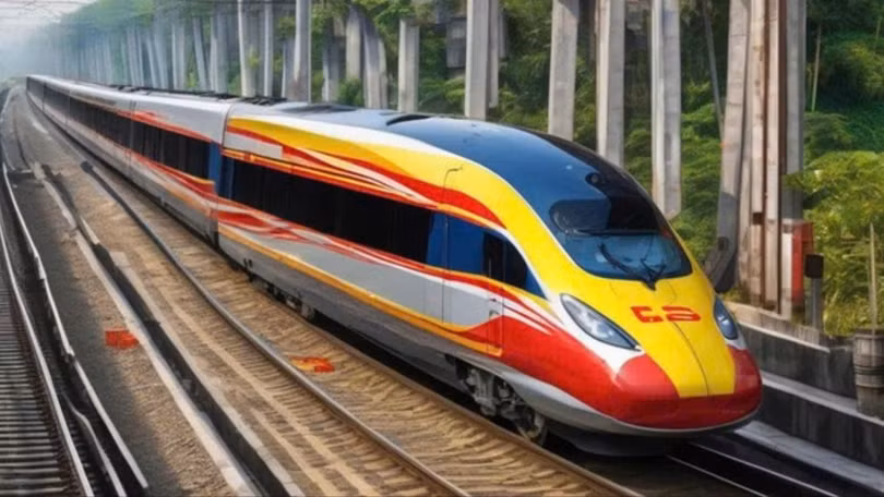 Dự án đường sắt tốc độ cao Bắc - Nam cơ bản hoàn thành dự án vào năm 2035.
