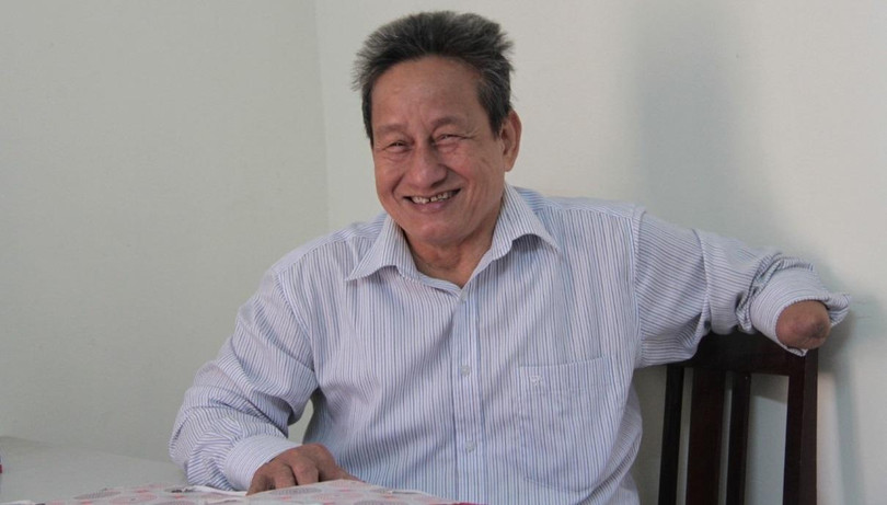 Thầy Thái Khắc Hoàng (Tp Vinh, Nghệ An) - tấm gương sáng trong thời chiến cũng như thời bình, xứng đáng với lời dạy của Bác Hồ “Thương binh tàn nhưng không phế”.