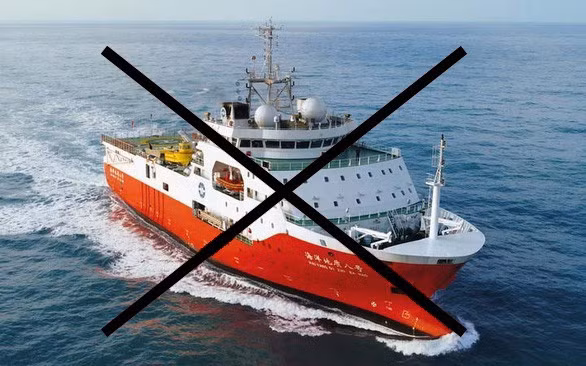 Tàu khảo sát địa chất Hải Dương Địa chất 8 của Trung Quốc - Ảnh: Schottel