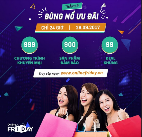 Online Friday tháng 9 sẽ diễn ra vào 29/9 tới ảnh 1