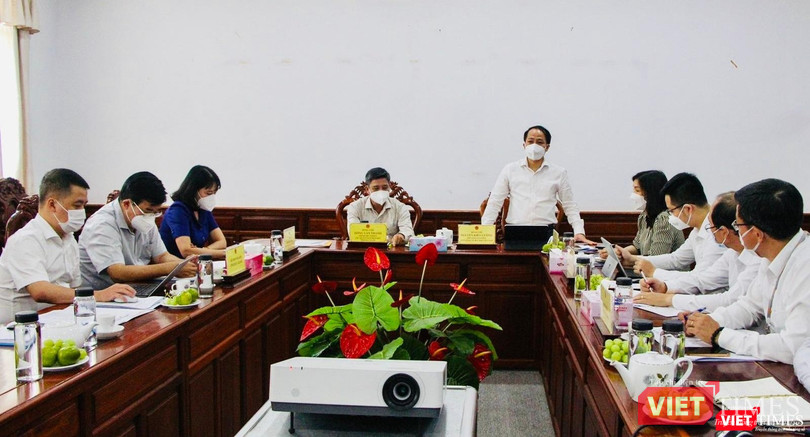 Ông Nguyễn Kiên Cường - Phó Tổng giám đốc Bưu điện Việt Nam phát biểu tại buổi làm việc. Ông Nguyễn Kiên Cường - Phó Tổng giám đốc Bưu điện Việt Nam phát biểu tại buổi làm việc.