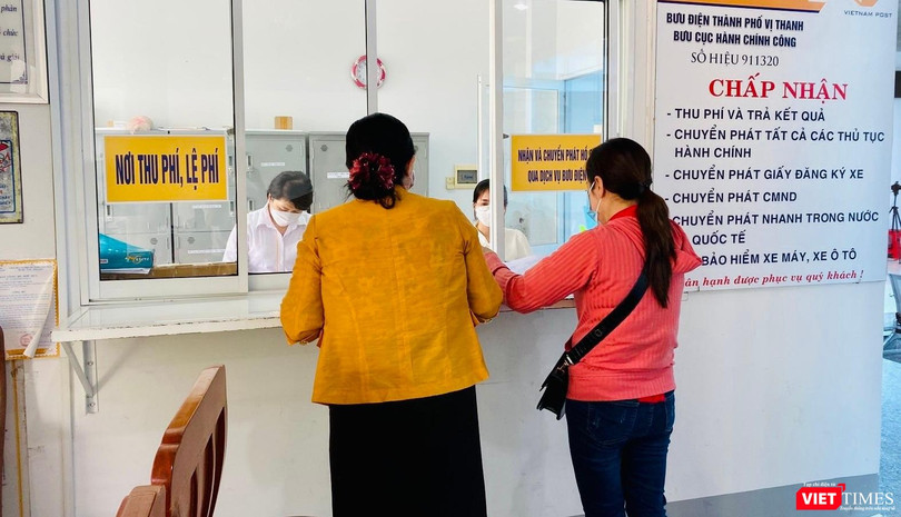 Hậu Giang đã bố trí các điểm chuyển giao hành chính công qua hệ thống Bưu điện các cấp.