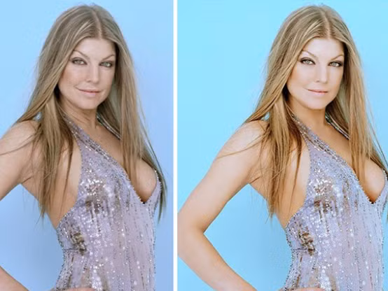 Nữ ca sỹ Fergie. 