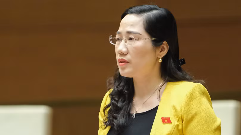 Đại biểu Nguyễn Thị Thủy – Đoàn ĐBQH tỉnh Bắc Kạn.