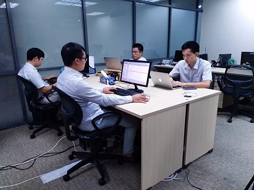 Đội ngũ quản lý chương trình VnEdu tại VNPT.