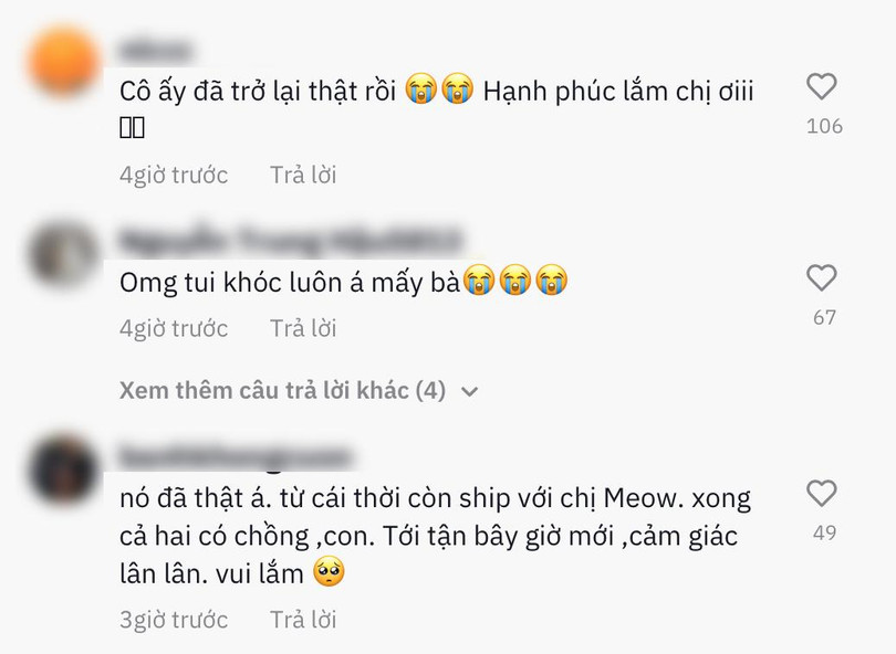 Rất nhiều fan hâm mộ xúc động trước sự trở lại của Phạm Hương