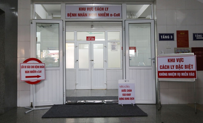 Khu vực cách ly bệnh nhân nghi nhiễm virus Corona chủng mới tại Bệnh viện đa khoa tỉnh Quảng Ninh. Ảnh: quangninh.gov.vn.