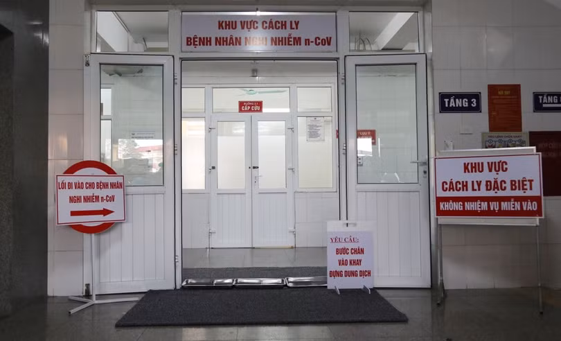 Khu vực cách ly bệnh nhân nghi nhiễm virus Corona chủng mới tại Bệnh viện đa khoa tỉnh Quảng Ninh. Ảnh: quangninh.gov.vn.