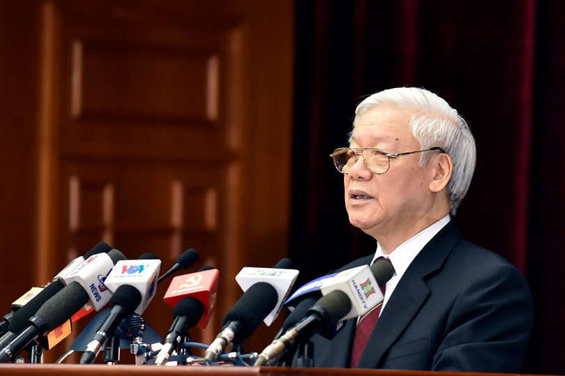 Tổng bí thư Nguyễn Phú Trọng phát biểu bế mạc Hội nghị