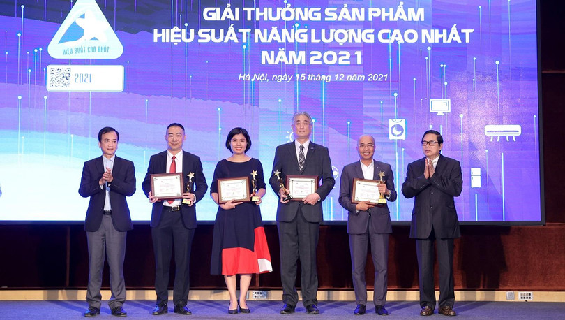 Các doanh nghiệp đạt giải thưởng Sản phẩm hiệu suất năng lượng cao nhất năm 2021.