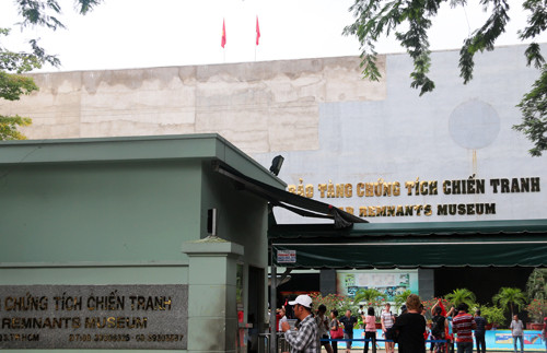 Bảo tàng chứng tích chiến tranh ngày nay. Ảnh: Trung Sơn Bảo tàng chứng tích chiến tranh ngày nay. Ảnh: Trung Sơn