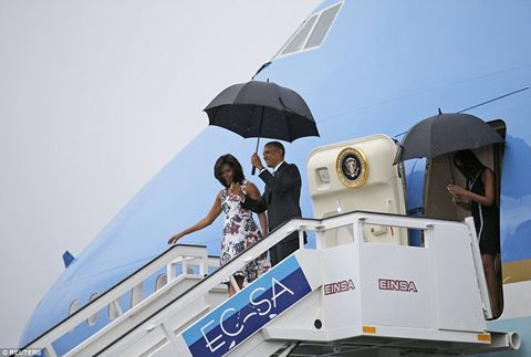 Cận cảnh chuyên cơ Air Force One của Obama